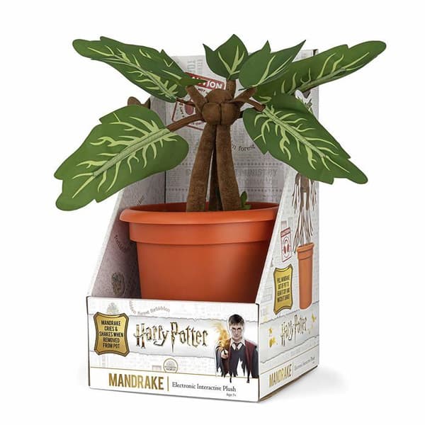Interaktiv plyschleksak - Harry Potter - Mandrake - Brun - Barn - Ljudeffekter