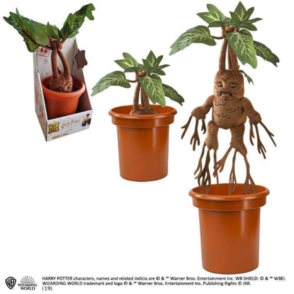 Interaktiv plyschleksak - Harry Potter - Mandrake - Brun - Barn - Ljudeffekter