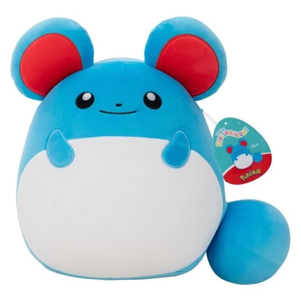 Boi squishmallows pokemon kramdjur marill, 25 cm