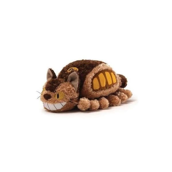 Cat-Bus plyschleksak - SEMIC - 19 cm - Brun och beige - För barn från 3 år