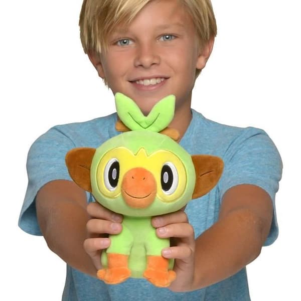 Plysch - KARAKTERALTERNATIV - Grookey - 8 tum - Pokémon Sword &amp; Shield - Grön