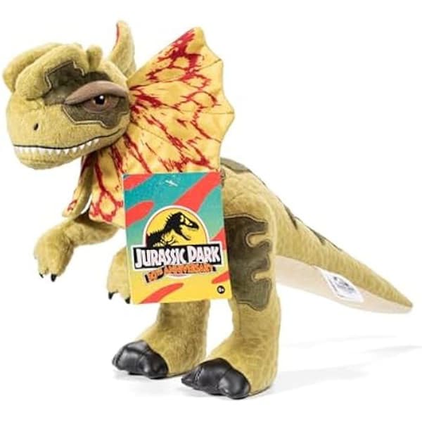 Plush - THE NOBLE COLLECTION - Dilophosaurus - Flerfärgad - Grön - För barn från 3 år