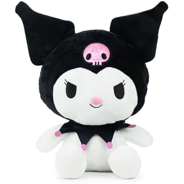 Peluche - PLAY BY PLAY - Kitty och Vänner - Kuromi - 25cm - Idealiskt för spädbarn