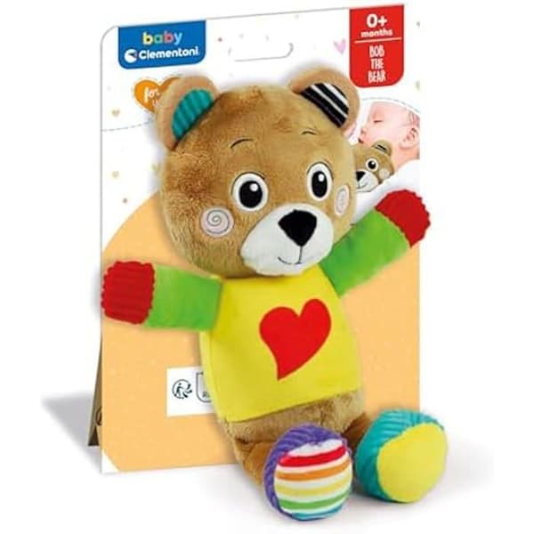 Mjuk leksak - Clementoni - Flerfärgad - 17906 - För baby - Multisensorisk stimulering - Maskintvättbar