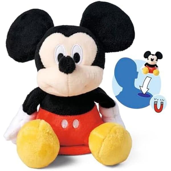 Peluche - SIMBA - Mickey Mouse - 12 cm - Magnetisk - Att ta med