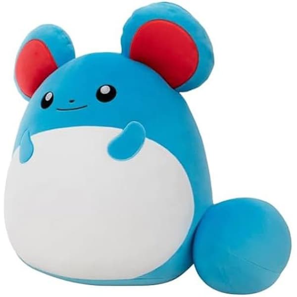 Peluche - SQUISHMALLOWS - Marill - 35,6 cm - Flerfärgad - Officiell Pokémon Jazwares