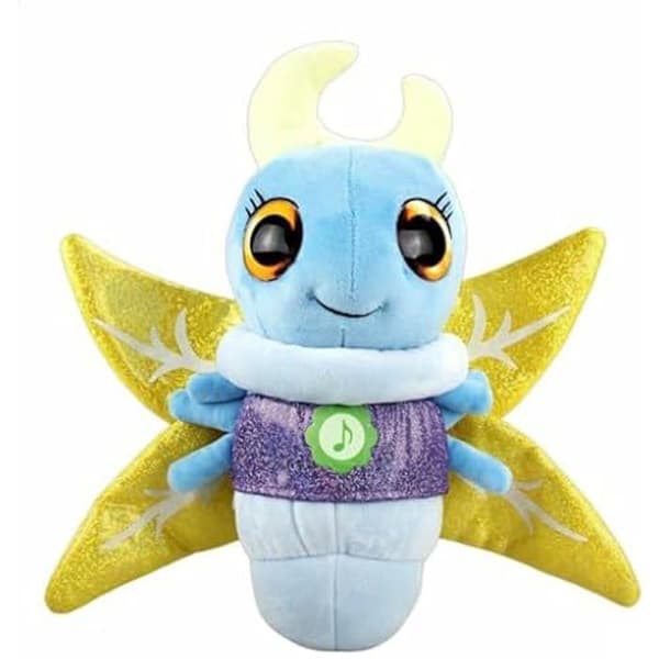 Plyschleksak - EOLO - Blue Firefly - 33 x 27 x 13,5 cm - Set med 6 - För barn från födseln