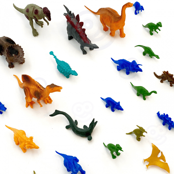 WOOPIE Set med Dinosaurier Figurer 34 st.