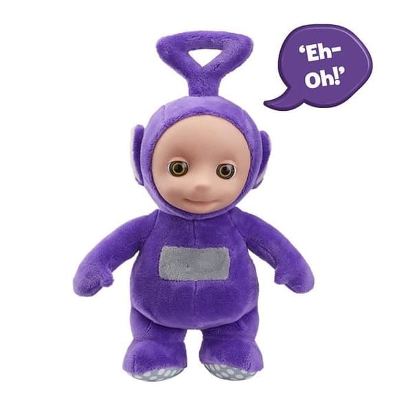 Talking Teletubbies Tinky Winky Plyschleksak - Lila - Leksak för åldrarna 18 månader och uppåt