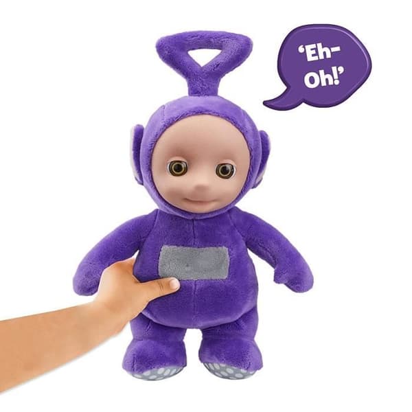 Talking Teletubbies Tinky Winky Plyschleksak - Lila - Leksak för åldrarna 18 månader och uppåt