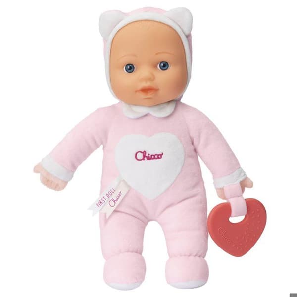 Peluche - Chicco - Poupon - 30 cm - Rosa - Sensorisk utveckling