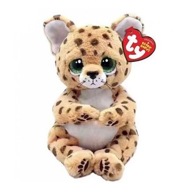 Peluche - TY - Lloyd Leopard Beanie Bellies - Brun - 0 månader - Unisex