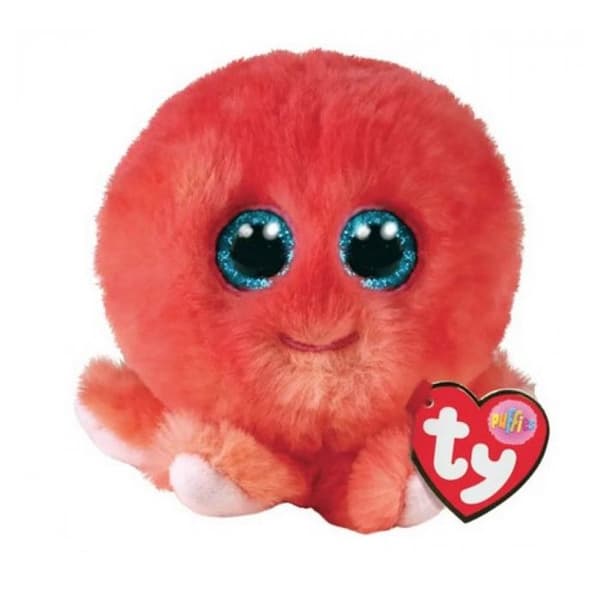 Plyschleksak - TY - Ty Puffies Sheldon - Rosa - Flerfärgad - från 3 år och uppåt