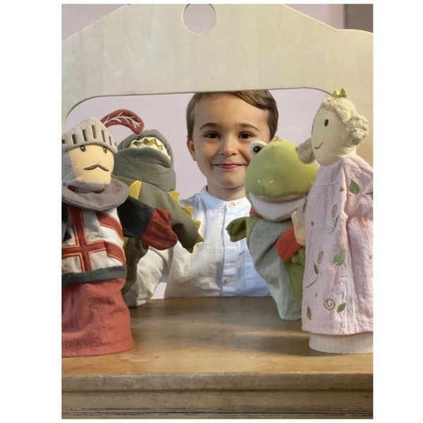 Marionett - Egmont Toys - Groda - 26 cm - Bomull - Unisex - Inomhus