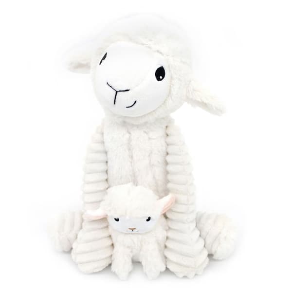 Peluche - Les Déglingos - Olou Mouton - 24 cm - Baby - Återvunnen polyester