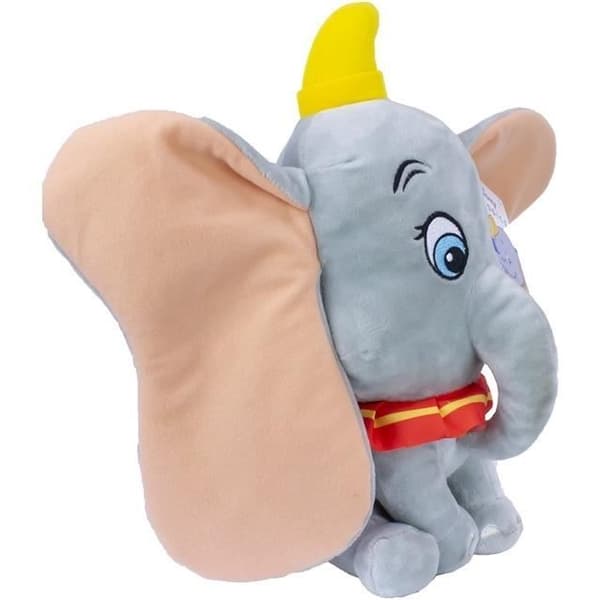 Djurplyschleksak för baby Dumbo 32 cm med ljudeffekt, Disney elefantbarnleksak