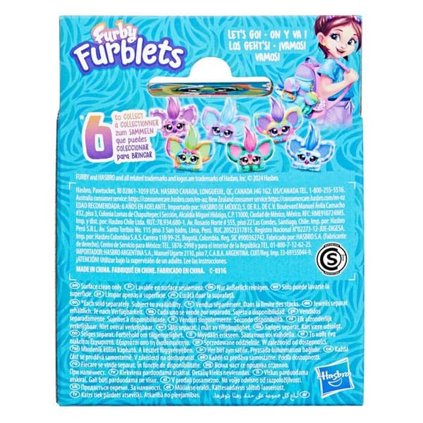 Plysch Hasbro Furblet Pix Elle mini Furby