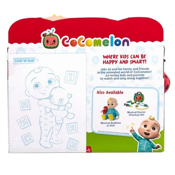Set med plysch 2in1 JJ och Cocomelon logotyp - CMW0091