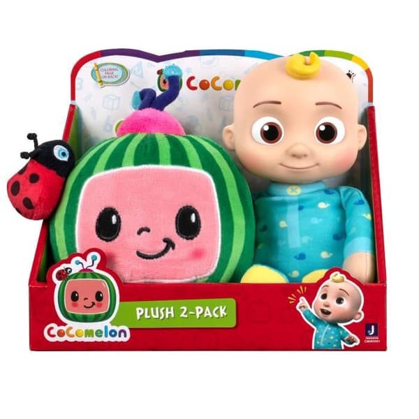 Set med plysch 2in1 JJ och Cocomelon logotyp - CMW0091