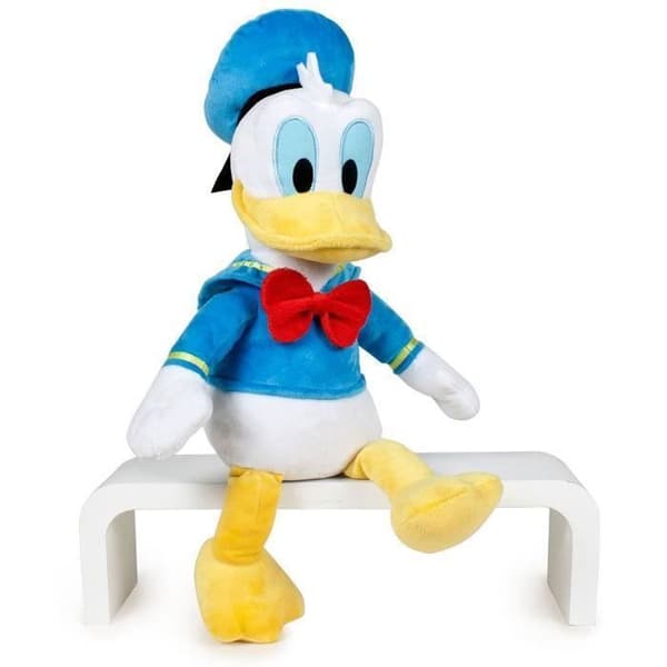 Peluche - Disney - Donald - 40 cm - Blå/Gul/Vit - Officiell - Mickey Mouse