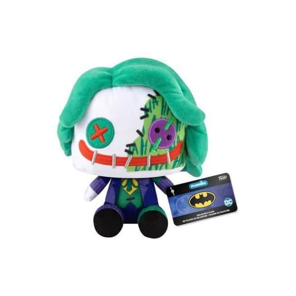 Funko Plysch - Batman - Patchwork Joker - 7 tum lång - Svart - Barn - Plysch