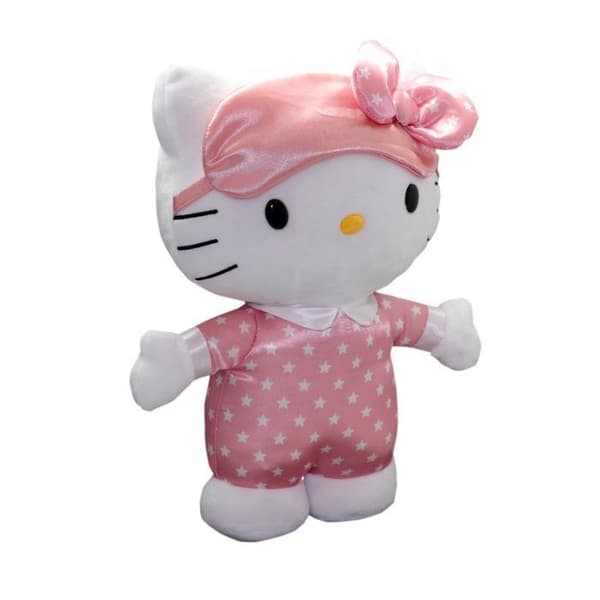 Hej Kitty, Godnatt Plysch, Ljud och ljus, 35 cm, För barn från 3 år, HKT10