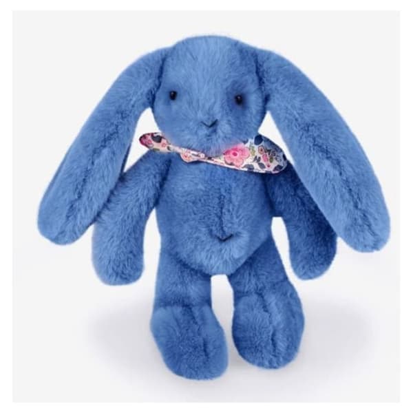 Doudou och Kompani - Kramdjur Kanin Fleurette blå 25 cm