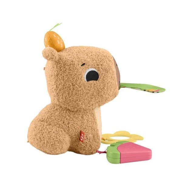 Fisher-Price Mon Capybara Câlins - Nalle med Bitleksak och Rassel - Från 3 månader - HYR54