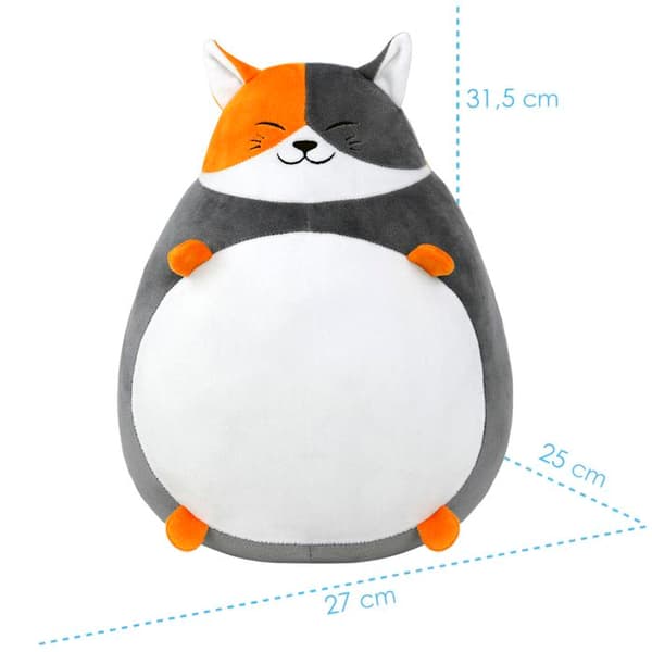 Peluche - WP MERCHANDISE - Katt Louise - 25 cm - Mjuk och fluffig - Idealisk för barn