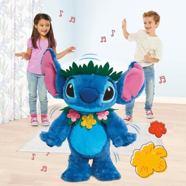 Disney Stitch Plush Sjungande och Dansande 38 cm