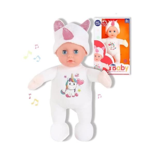 Baby Doll Reig 25 cm Unicorn plyschleksak