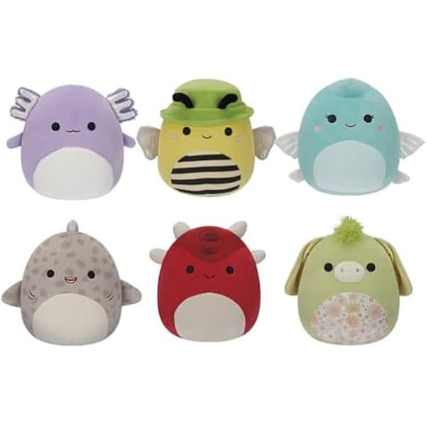 Plyschleksak - SQUISHMALLOWS - B18 C - 20 cm - Flerfärgad - Diverse modeller
