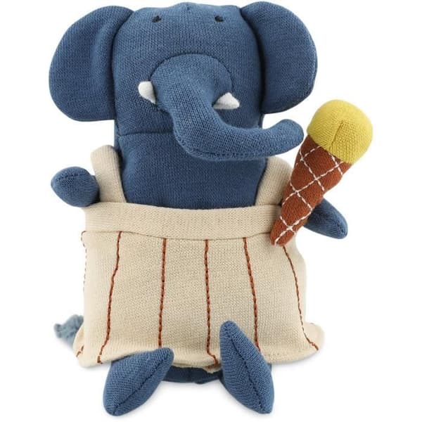 Trixie Puppet world S knuffeldier Mrs. Elefant - 13 cm