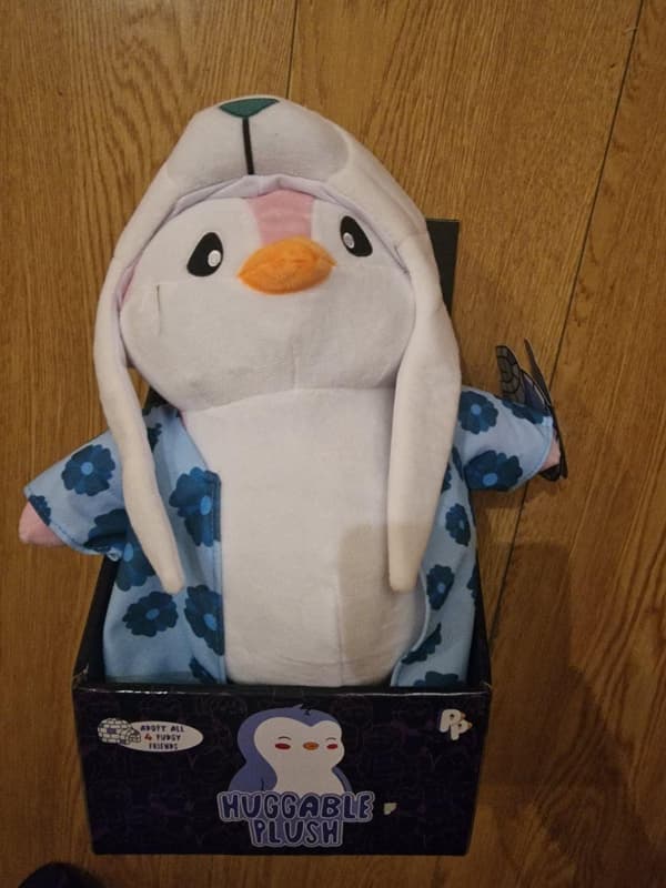 Pudgy Penguins Polar Bear Outfit  Huggable Plush