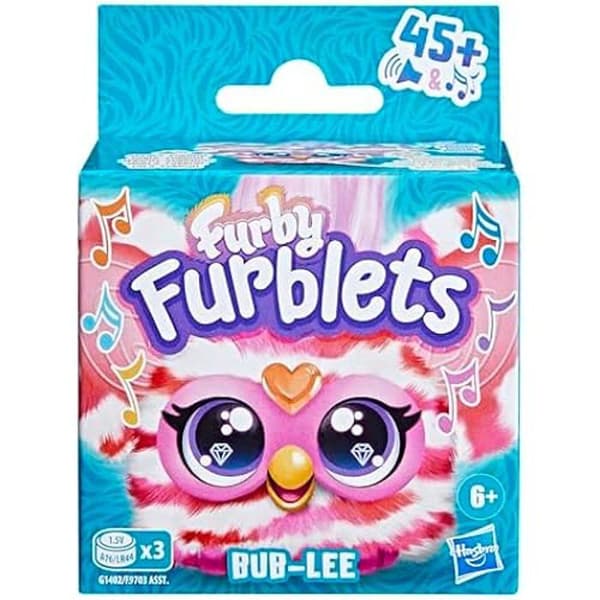 Elektronisk mjukdjur - FURBY - Bub-Lee - Mini Furblet - K-pop musik - 5 cm - Flerfärgad