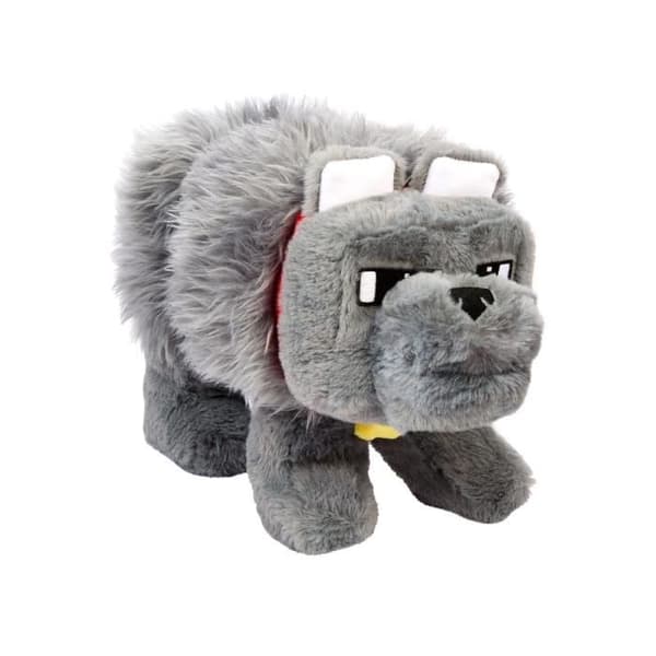 Mattel - Minecraft, filmen - Ljudplush Dennis vargen 20 cm
