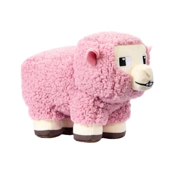 Mattel - Minecraft, filmen - Plush får rosa 20 cm