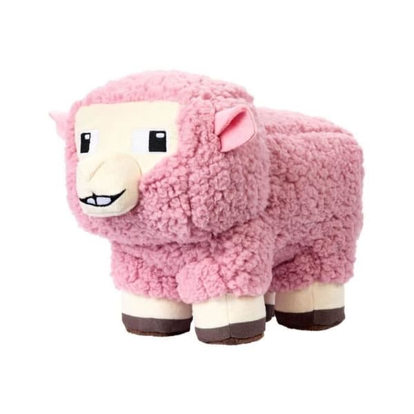 Mattel - Minecraft, filmen - Plush får rosa 20 cm