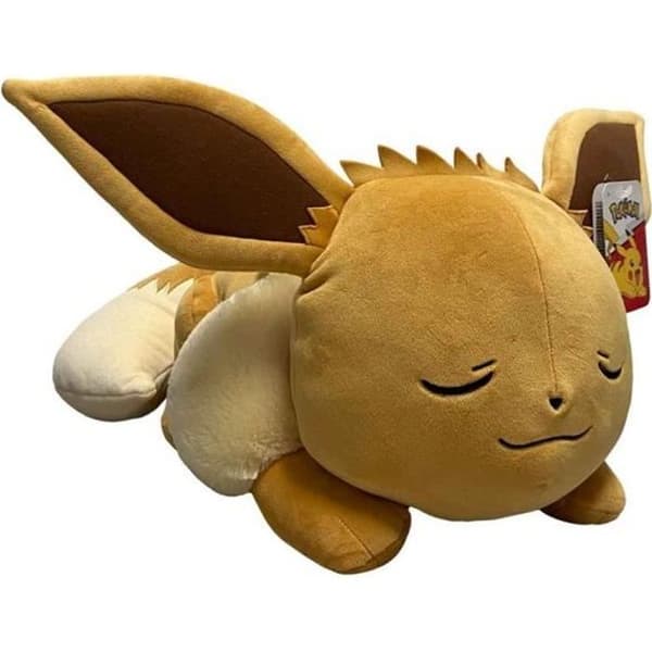 XXL Eevee plyschfigur - Pokémon - JAZWARES - 23x24x50cm - Lämplig för barn från 2 år och uppåt