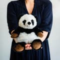 Miniatyrbild 3 av 3: Bouillotte - Soframar - Mysig Plysch Panda - 30 cm - För Bebis - Mikrovågsugnssäker