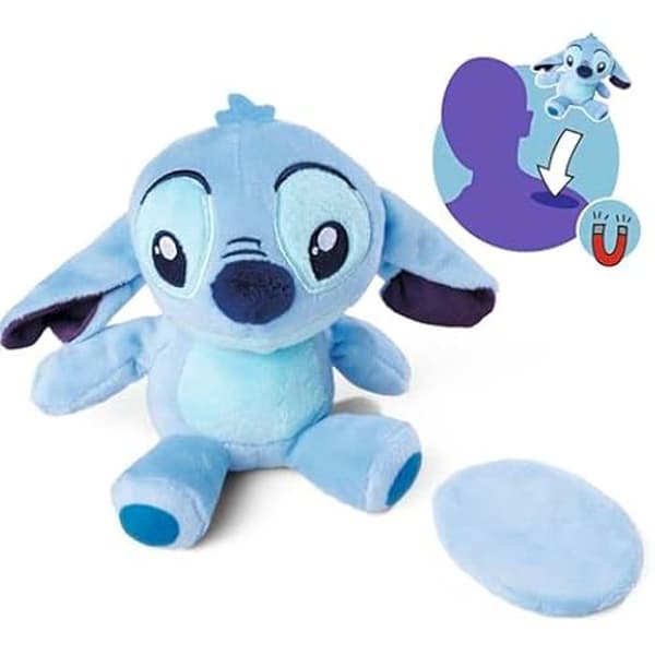 Doudou - SIMBA - Stitch - 12 cm - Magnetisk - Mysig Plüschtäcke - För Barn från 0 År