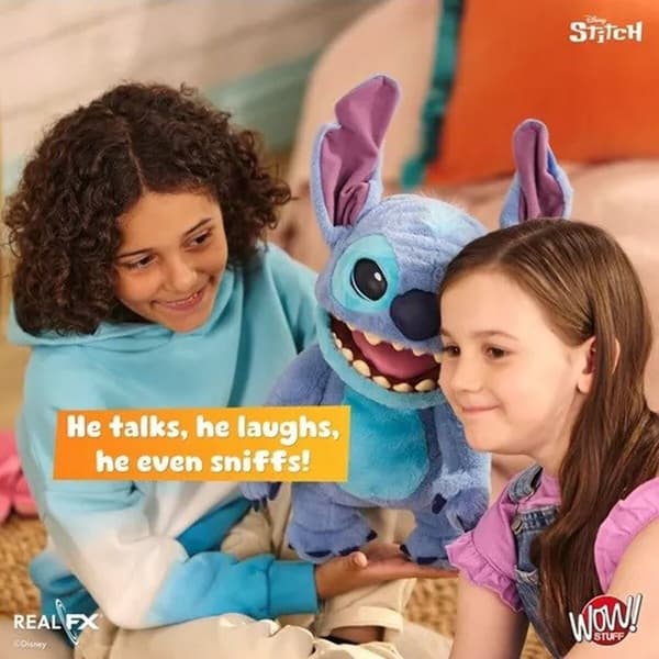 Fluffy toy Stitch DIS-1022-01 Blue