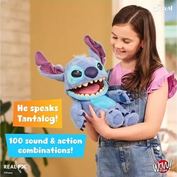 Fluffy toy Stitch DIS-1022-01 Blue