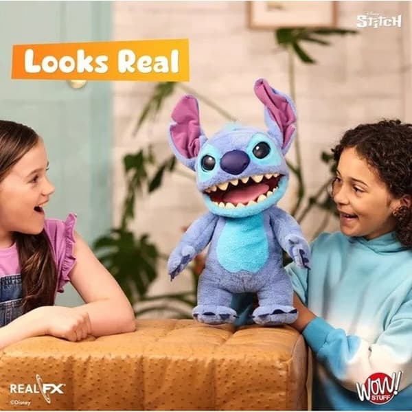Fluffy toy Stitch DIS-1022-01 Blue