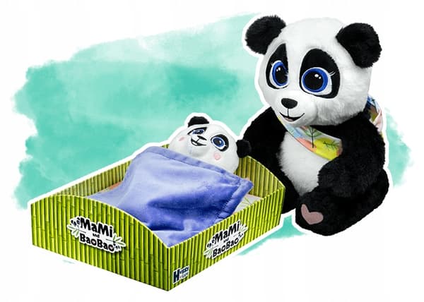 TM Toys Interaktiivinen Panda Mami ja Baby Panda Baobao 0372
