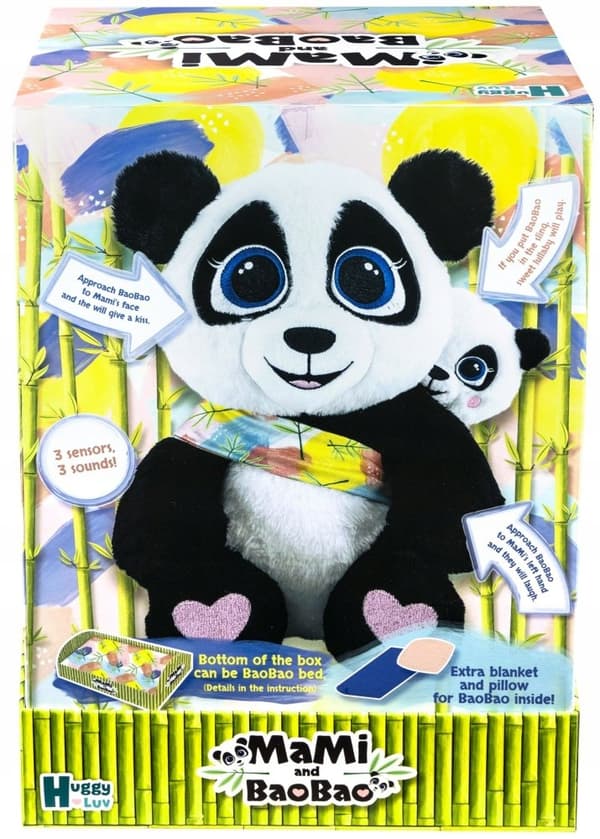 TM Toys Interaktiivinen Panda Mami ja Baby Panda Baobao 0372