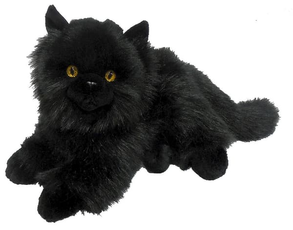 Smily Play Plyschleksak Svart Katt Liggande 85135