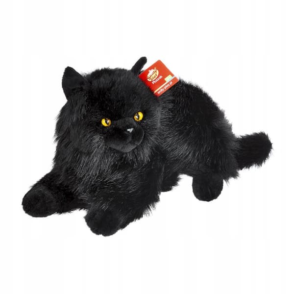 Smily Play Plyschleksak Svart Katt Liggande 85135