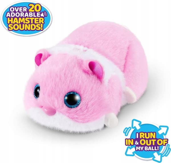 ZURU PETS ALIVE INTERAKTIIVINEN HAMSTERI VAALEANPUNAINEN SARJA 1