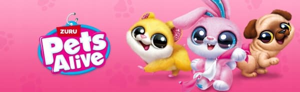 ZURU PETS ALIVE INTERAKTIIVINEN HAMSTERI VAALEANPUNAINEN SARJA 1